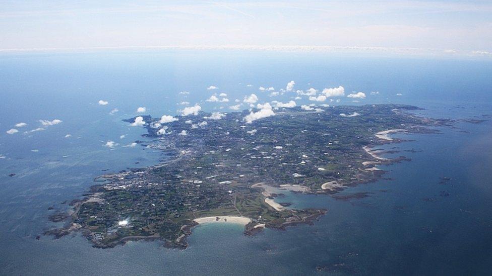 Guernsey aerial view