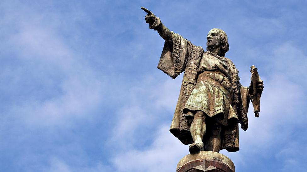 Columbus statue