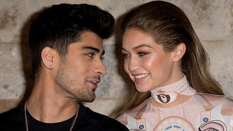 Gigi Hadid and Zayn Malik