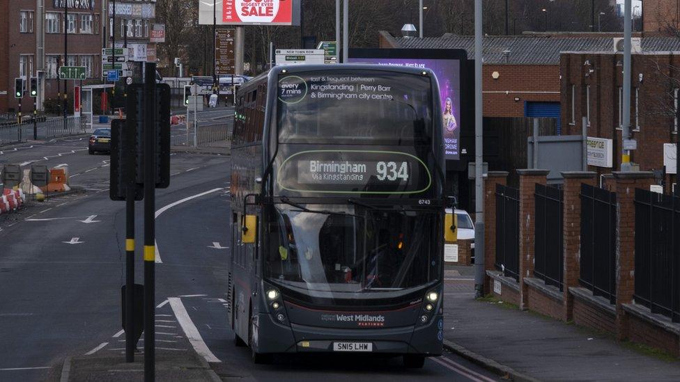 Bus in Birmingham