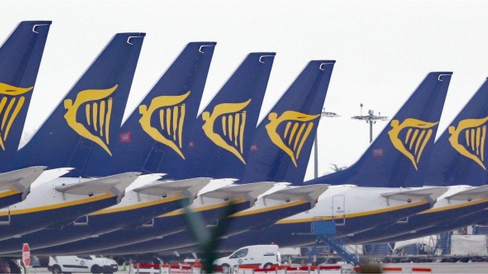 Ryanair planes