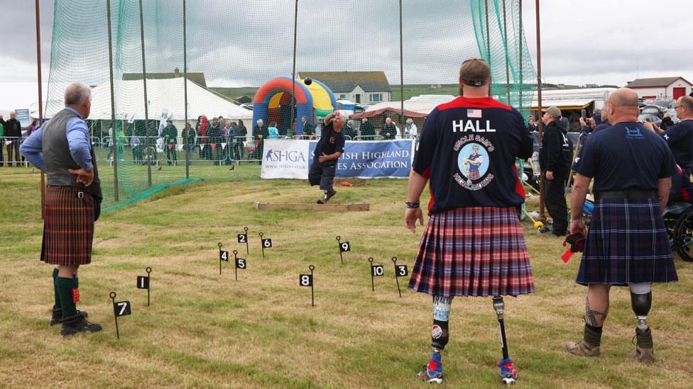 Invictus-style Highland Games at Mey