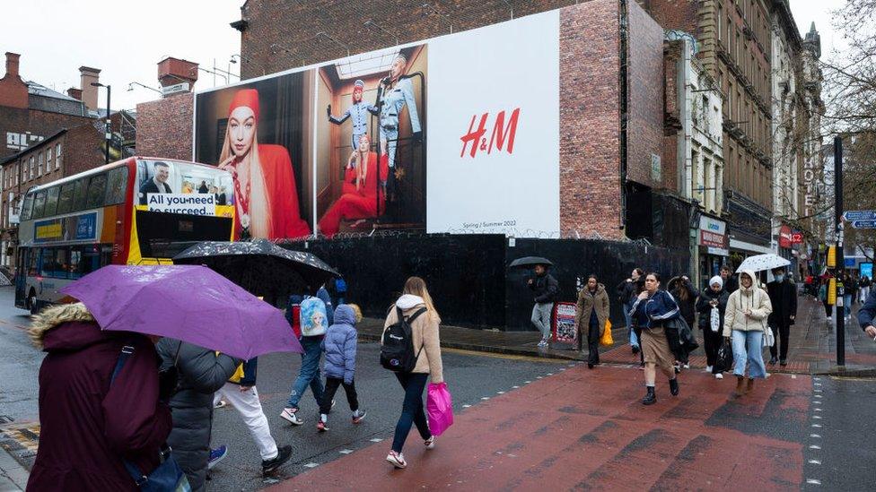 A billboard advert in Manchester