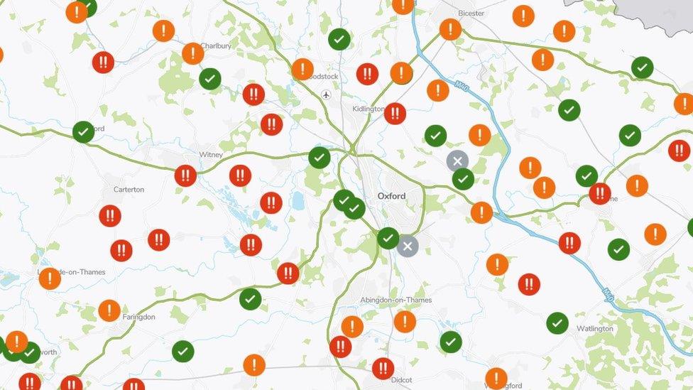 Thames Water map