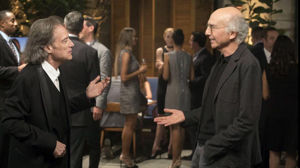 Richard Lewis and Larry David in Curb Your Enthusiasm