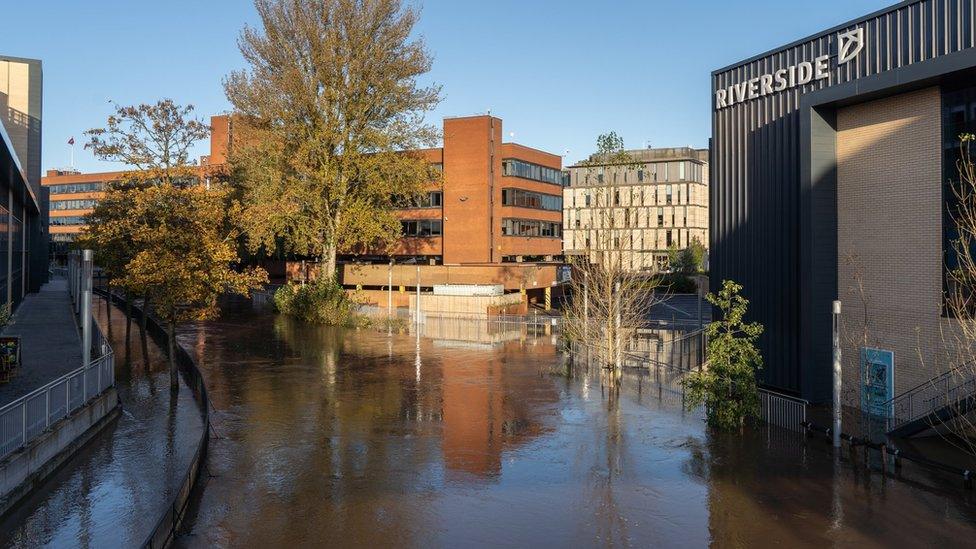 Riverside shopping area, Stafford