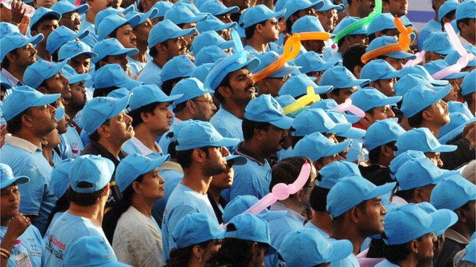 Indian patients suffering diabetes and supporters participate in "Beat Diabetes," a 5kms walkathon aimed at spreading awareness about diabetes in Bangalore on November 21, 2010