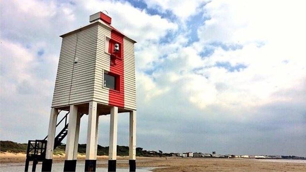 Burnham-on-Sea beach front