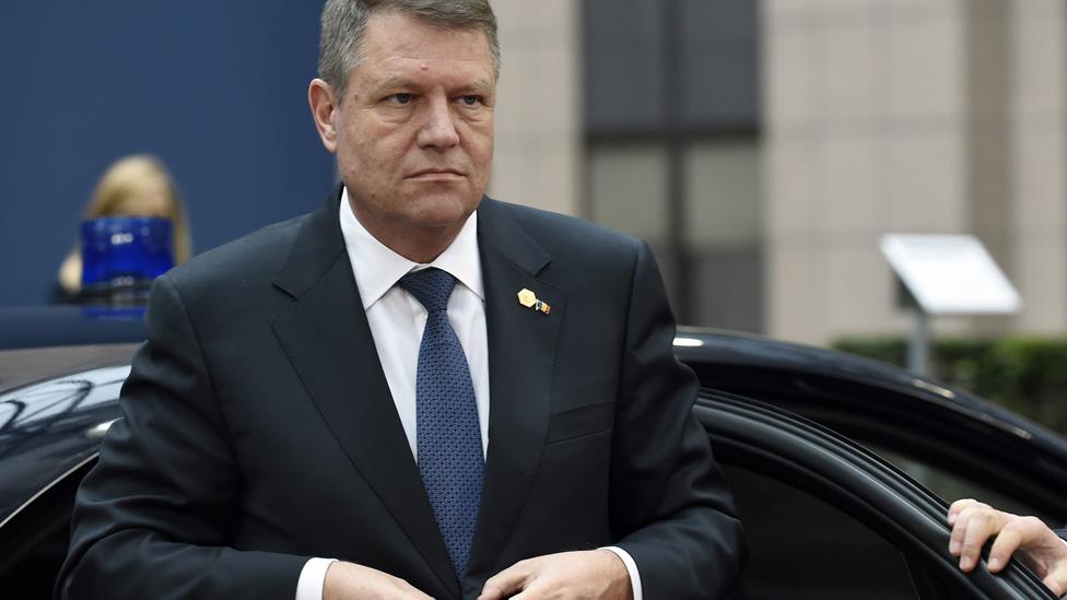 Romanian President Klaus Iohannis