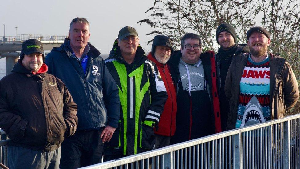 The anglers discovered the Mersey now has at least 45 species of fish