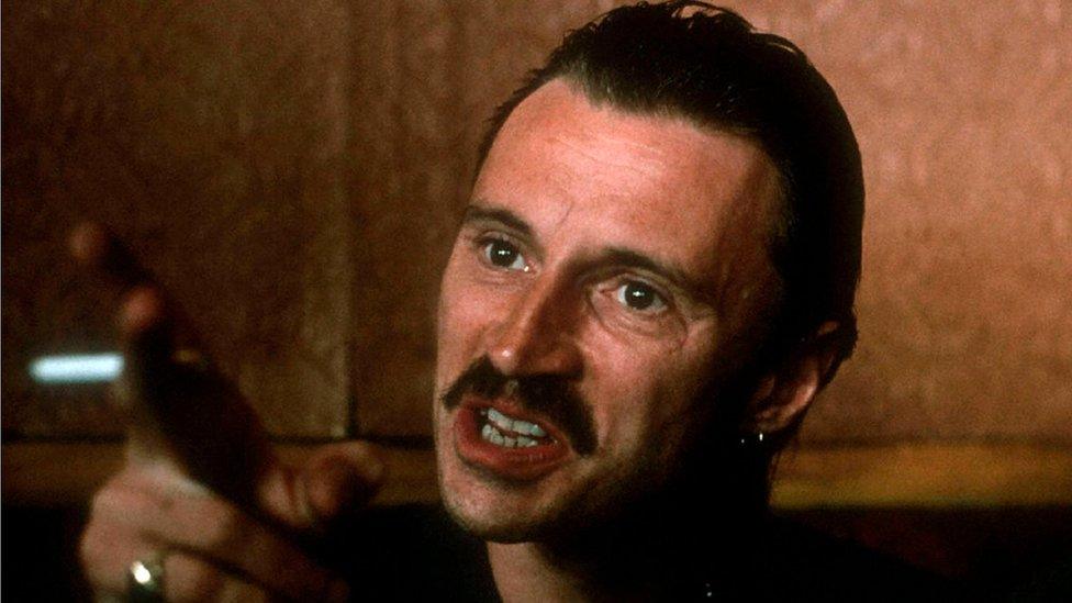 Robert Carlyle as Begbie in Trainspotting