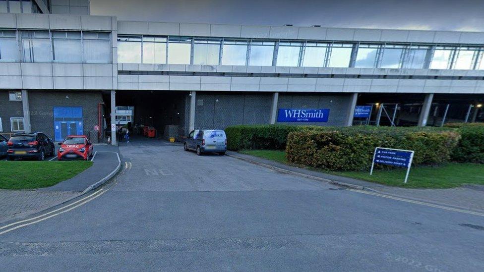 A google view of the front of WH Smith's HQ in Swindon