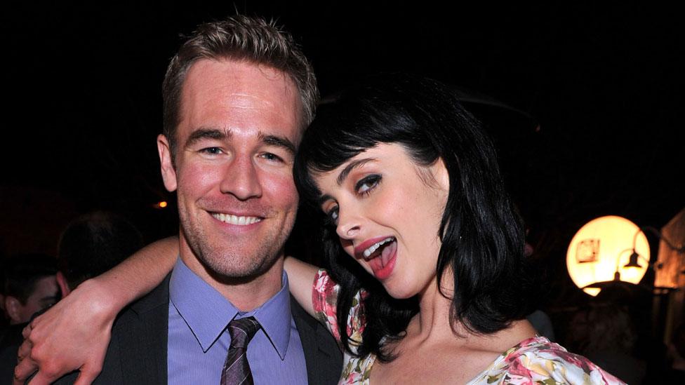 James Van Der Beek and Krysten Ritter