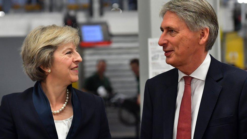 Theresa May and Philip Hammond