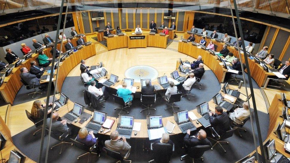 Senedd chamber