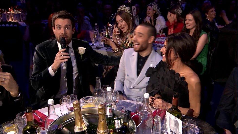 Jack Whitehall, Liam Payne and Cheryl