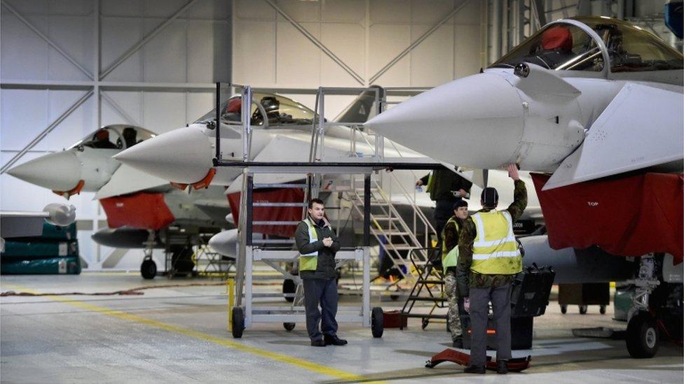 Typhoons at RAF Lossiemouth