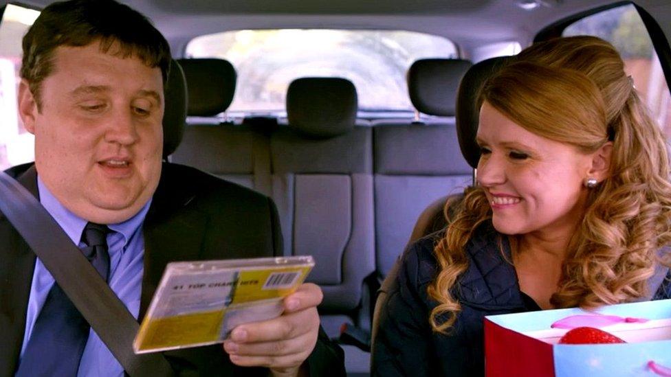 Peter Kay and Sian Gibson in Car Share