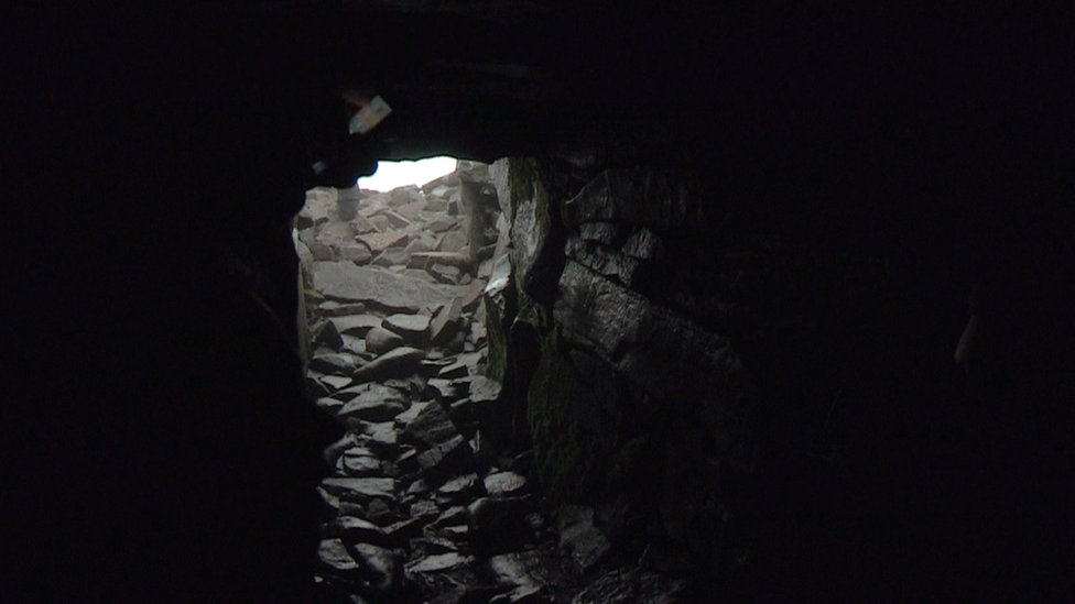 Passage tomb at Slieve Gullion