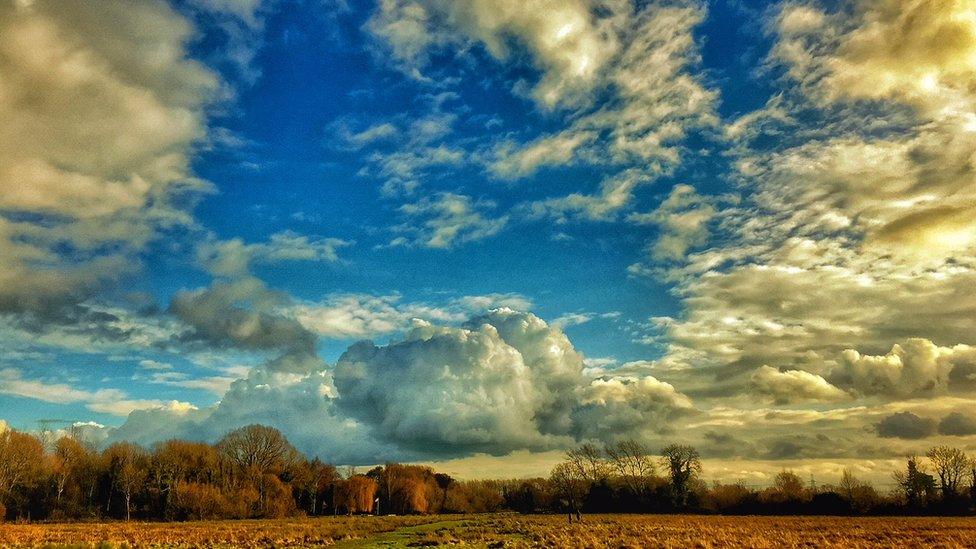 Clouds over Sandford-on-Thames