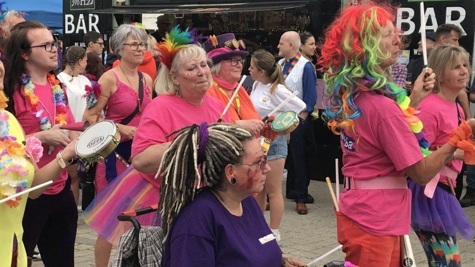 Suffolk Pride parade