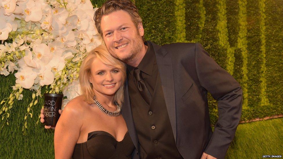 Miranda Lambert and Blake Shelton