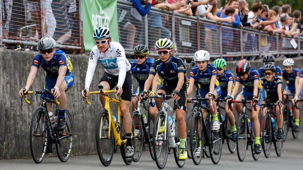 geraint thomas efo'r Maindy Flyers