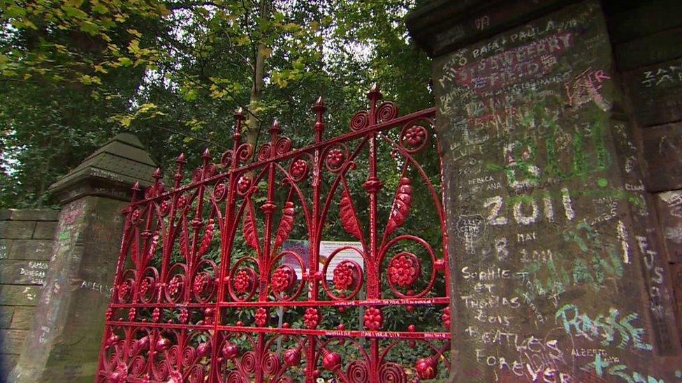 Strawberry Field gates