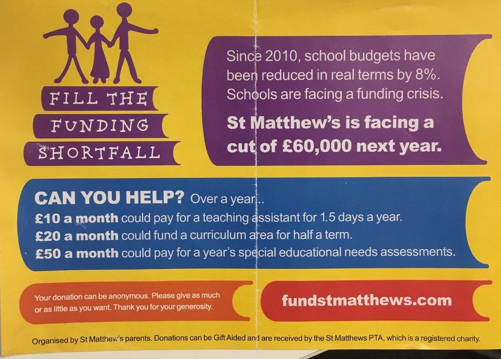 St Matthew's Primary School leaflet