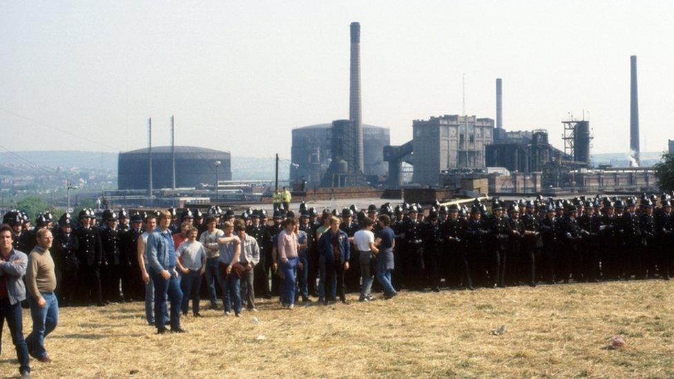 The scene at Orgreave 1984