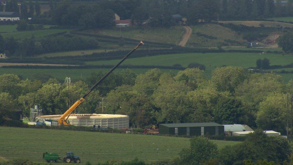 The digester at Baranailt Road outside Limavady