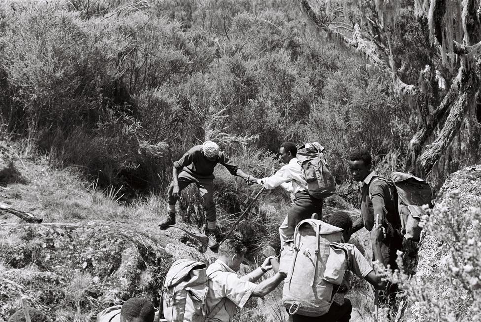 Trek participants during a two week training course