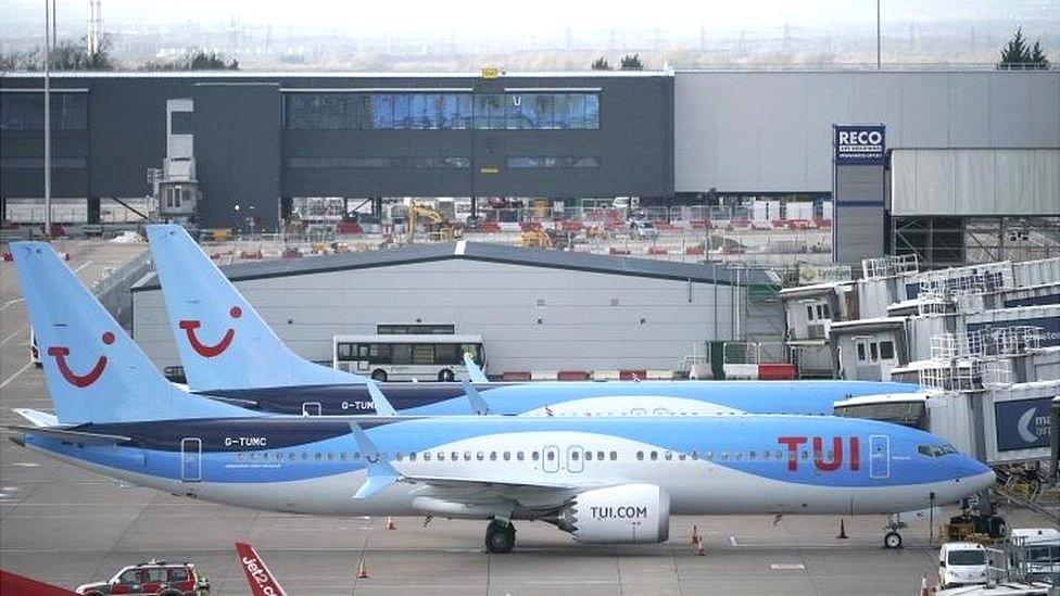 Tui Boeing 737 Max planes