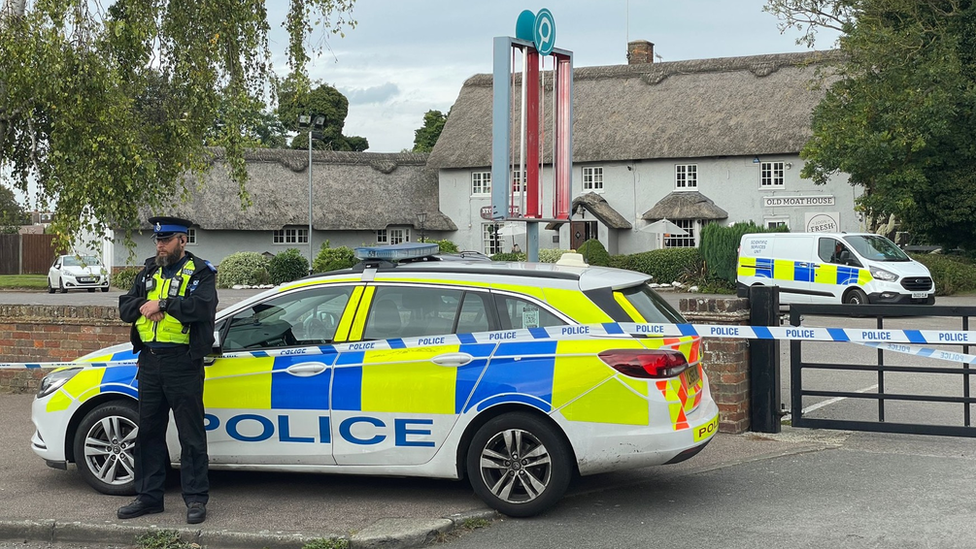 Police on Nunnery Lane