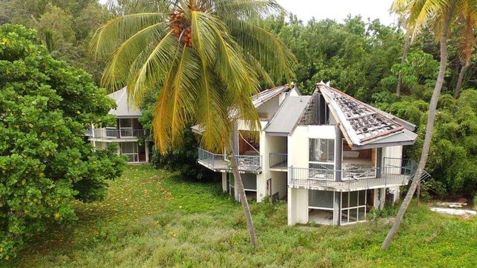 The hotel on Dunk Island