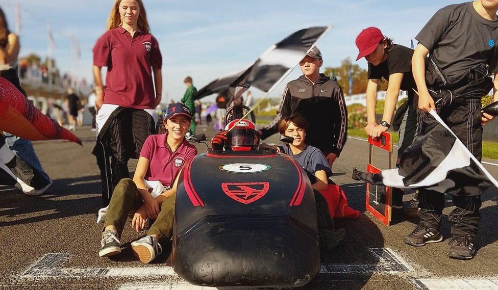 Battery-powered car