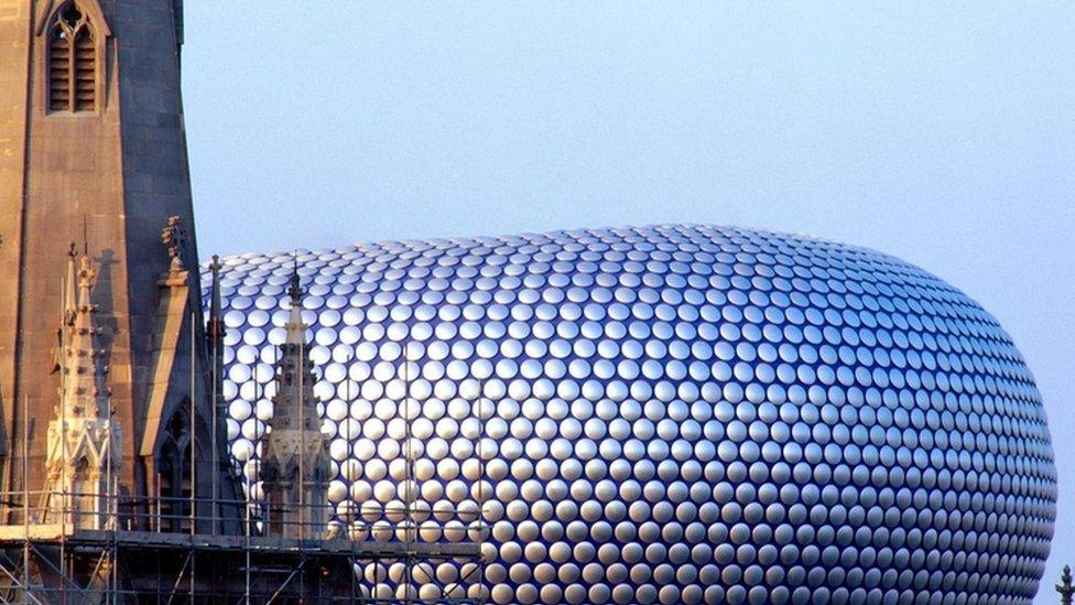 The iconic Selfridges department store building in Birmingham