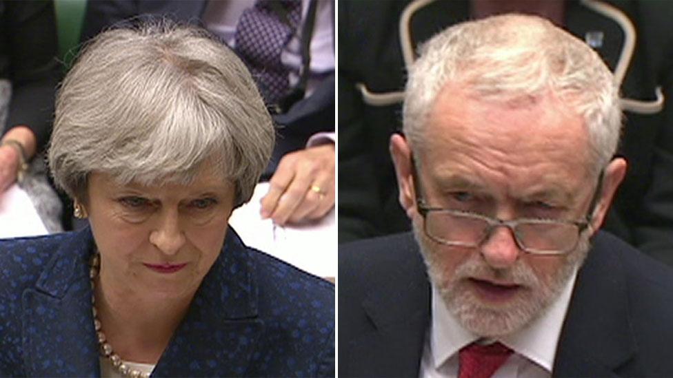 Theresa May and Jeremy Corbyn