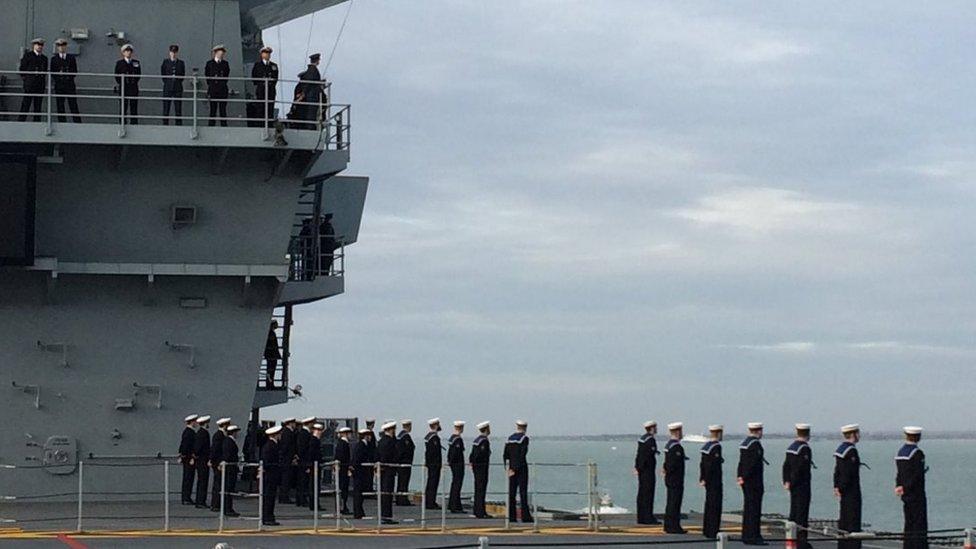 HMS Queen Elizabeth in Portsmouth