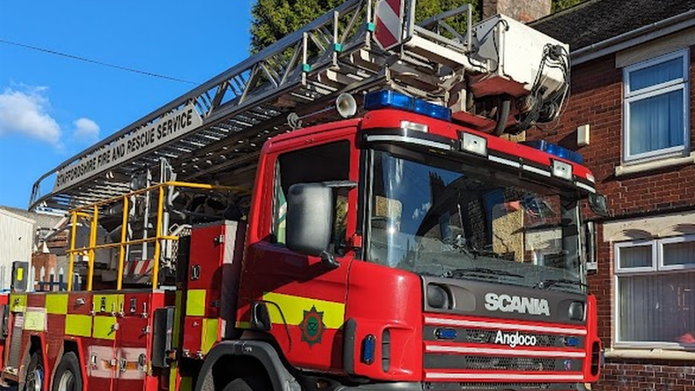 Staffordshire Fire & Rescue aerial platform