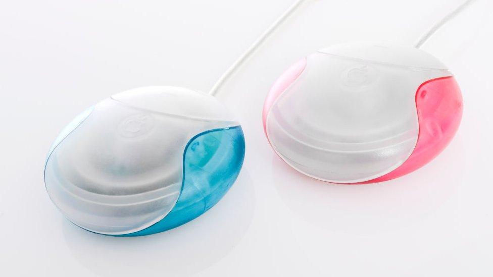 Apple's hockey puck mice