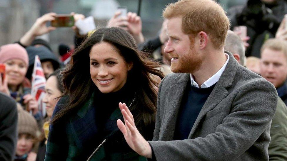 Duke and Duchess of Sussex in Edinburgh in 2018