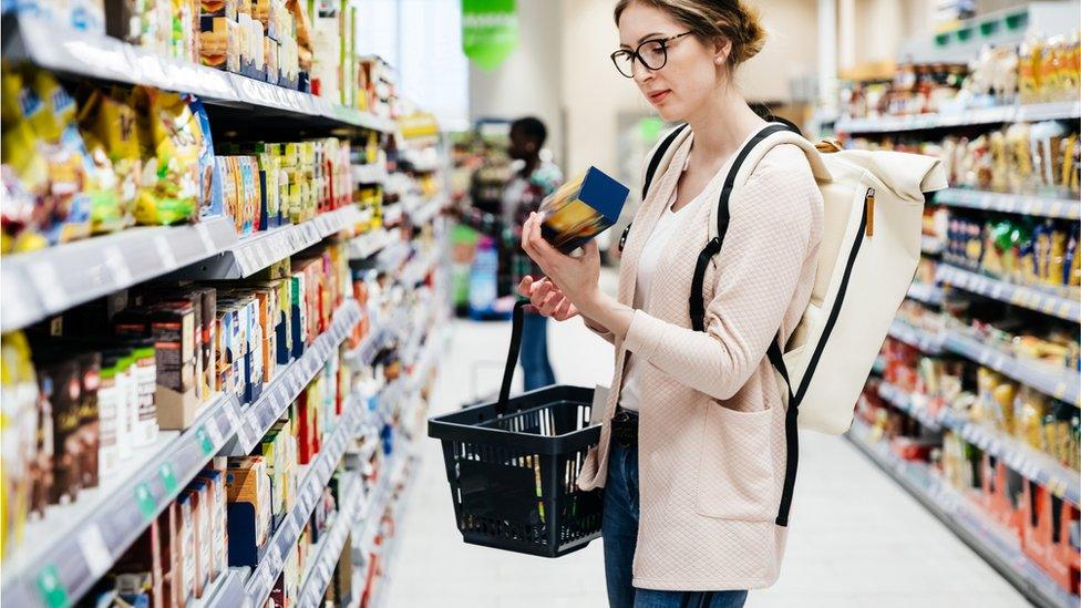 Woman shopping