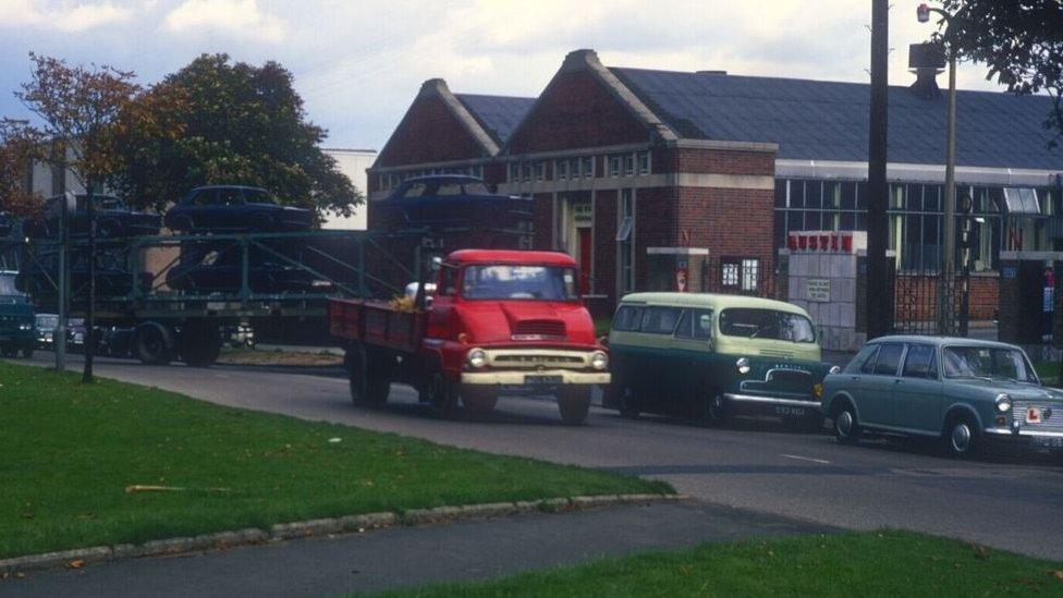 Austin Motor Works in Longbridge in 1968