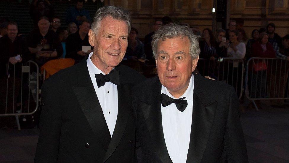 Michael Palin (left) and Terry Jones