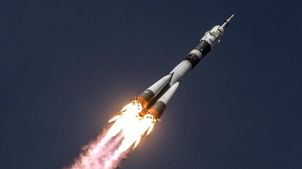 A Soyuz rocket