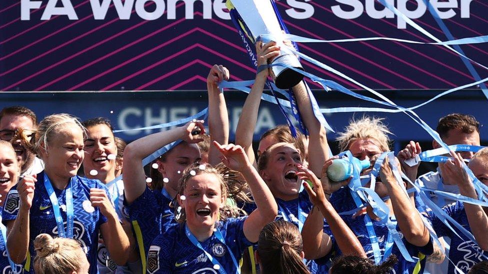 Chelsea WSL champions.