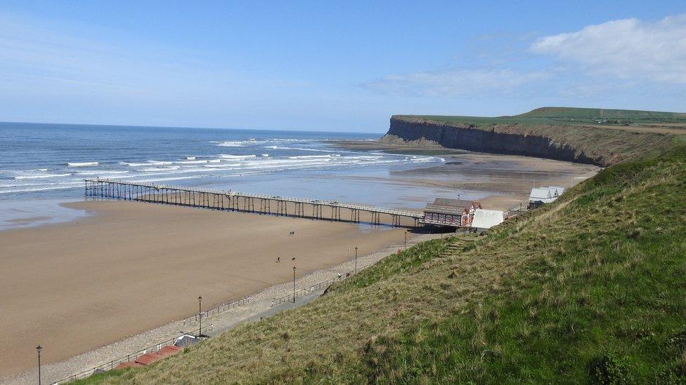 Saltburn beach