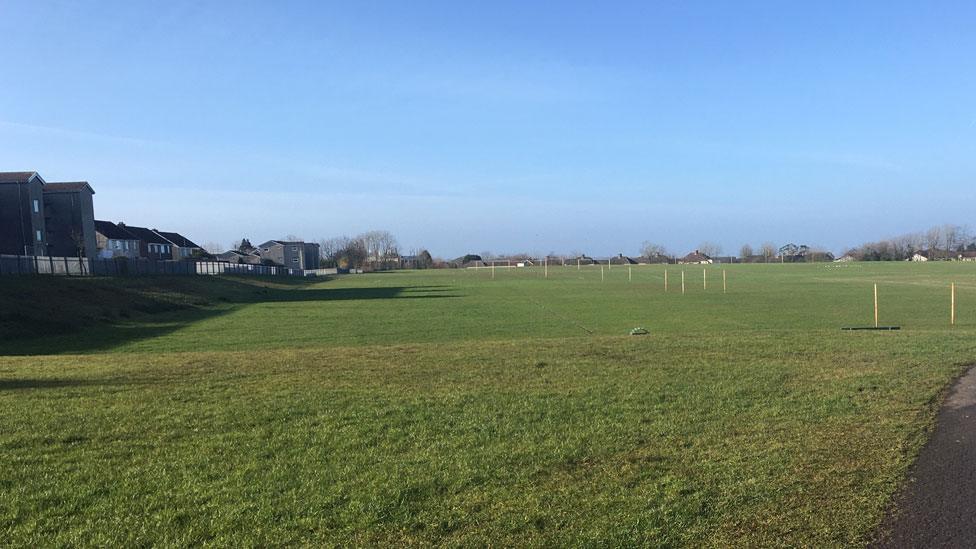 Mynydd Newydd playing fields