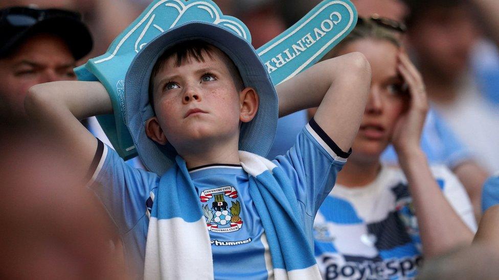 Coventry fans at Wembley